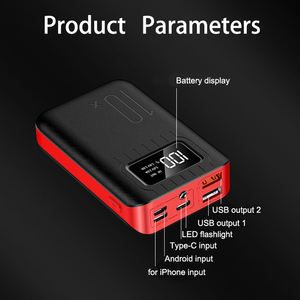 10000mah Power Bank ricarica rapida Power Bank Dual USB caricabatteria <span class=keywords><strong>portatile</strong></span> per <span class=keywords><strong>Smartphone</strong></span> - Product Image 4