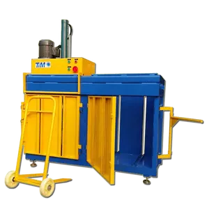 Waste Cardboard Paper Plastic Compactor With 2 Pressing Chamber