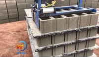 Machine à blocs manuelle compacte et économique pour la fabrication de briques