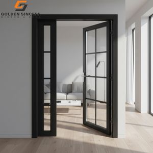 Porte extérieure de luxe en aluminium et verre GS Modern Villa avec cadre en aluminium durable - Product Image 1