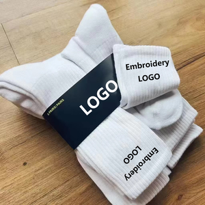 Bán Buôn 6 Cặp Người Đàn Ông Của Chất Lượng Cao Thêu Crew Vớ Thời Trang Giản Dị Thể Thao Dày Dưới Khăn Tùy Chỉnh Cotton Vớ Thể Thao - Product Image 6