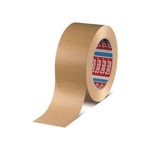 tesa Packaging adhesive <b>tape</b> <b>paper</b> pack® 4713 chamois length 50 m width 50 mm - Product Image 1