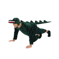 Costumes de cosplay d'Halloween européens et américains, combinaisons de crocodile épaissies pour le jeu de rôle sur scène et les fêtes, pour le commerce extérieur
