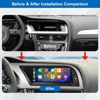Autoradio Linxu System 8,8 Pouces pour Audi A4 A5 WIFI SIM Carplay GPS Navi Stéréo Android Auto Écran Tactile Youtube MP3 USB DVR
