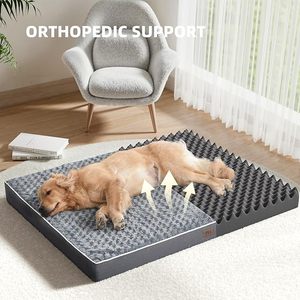 Cama para Perros Rectangular en Oferta, Desmontable y Lavable, Cama para Mascotas Universal para las Cuatro Estaciones, Cama para Perros y Gatos de Terciopelo Rosa - Product Image 2