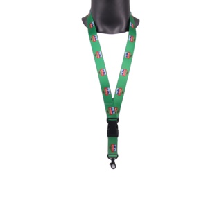 Durable Round PVC Cord Lanyard with Metal Hook Safety Breakaway Safety Key Lanyard for ID Card Holder Featuring Breakaway Buckle