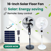 Kit complet de ventilateur oscillant à énergie solaire, charge USB, lumière de nuit LED, adaptateur, panneau solaire, ampoule solaire supplémentaire