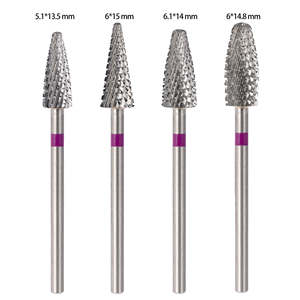 Yaqinプロのネイルドリルビットカーバイドフライングカッター新しいスタイルのハードゲル除去カーバイドネイルビットネイルドリルマシン用 - Product Image 2