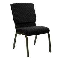 Vente en gros de chaises d'église modernes et bon marché en métal à pieds théâtre usagées Cadeira Para Igreja rembourrées en tissu gris