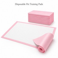Tapis absorbants pour chiens et chats, roses, écologiques, épaissis, haute absorption, film SAP PE imperméable IPX7, fonction de nettoyage, fourniture personnalisée