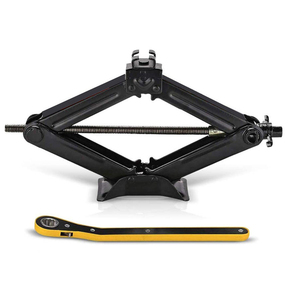 Mini elevador de carrocería de coche de alta resistencia con mango de trinquete, elevador de gato <span class=keywords><strong>inflable</strong></span> de 2 toneladas, Gato de tijera para coche, herramienta de elevación manual para gatos de coche - Product Image 1