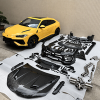 Kit carrosserie en fibre de carbone sèche MSY 3ème génération pour Lamborghini Urus : pare-chocs avant, diffuseur d'échappement, capot, kit de conversion, pièces automobiles