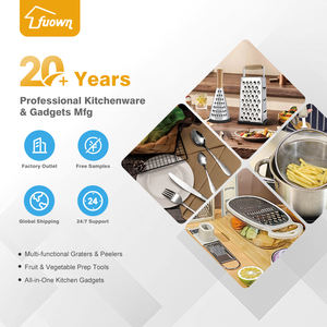 Râpe multifonction en acier inoxydable, trancheuse, coupe-légumes, zester, hachoir, broyeur, déchiqueteur, grattoir, lime, avec poignée ergonomique haute performance - Product Image 2