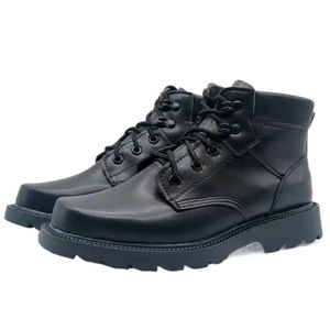 <b>Men's</b> Winter Leather Snow Boots With Sheepskin Lining Anti Slip Low <b>Heel</b> Warm Cold Proof Outdoor Shoes - Product Image 3