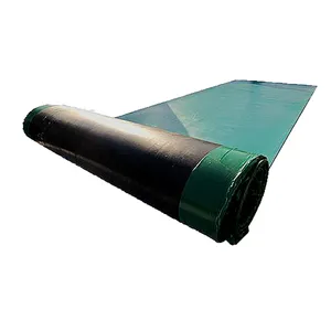 Conveyor Wear Resistant Plain Smooth Grooved Rubber Pulley Lagging Sheet With CN Bonding Layer For Drive Pulleys