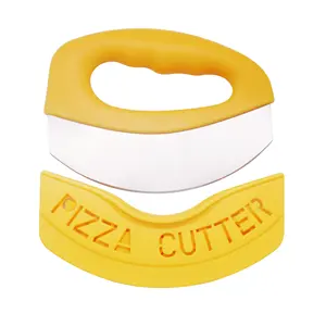 Hot Selling Stainless Steel Pizza Slicer Wheel Pizza Knife Cutters for Kitchen Tool for Crust Pie Salads