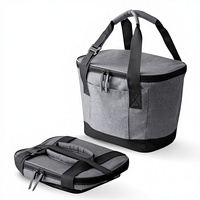 Sac isotherme pliable de 14 litres pour 18 canettes, sac isotherme imperméable avec ouvre-bouteille intégré