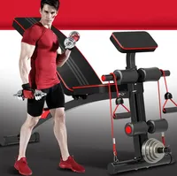 King Sports New Arrival Fitness geräte Fitness Flat Exercise Verstellbare faltbare Hantel Hantel bank