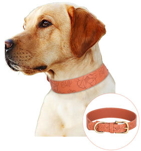 Collar de Perro Ajustable de PU de Lujo Moderno con Relieve Suave para Perros Medianos y Grandes, Novedad de 2026 - Product Image 2