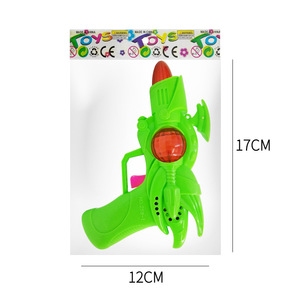 Petit pistolet de projection sonore en plastique, fonctionnant sur piles, jouet lumineux et sonore pour enfants de 5 à 7 ans, unisexe - Product Image 5