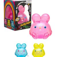 Nouveau jouet anti-stress explosif en gros : Lapin de Pâques à modeler, avec musique et texture gelée