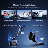 Écran Carplay de 8 Pouces à Support Magnétique avec Caméra de Recul, Navigation GPS Voiture, Apple Carplay et Android Auto Sans Fil