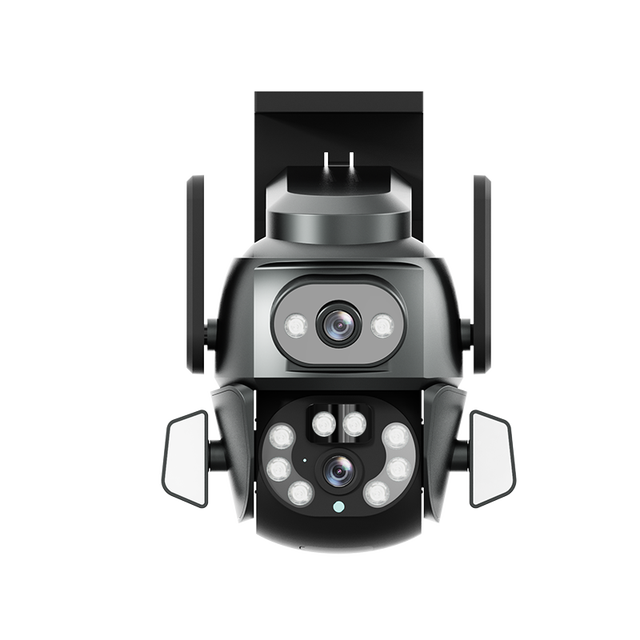 HD Dual Lens 4MP Camera Home Security Camera Motion Detection AI Human Body Detection Night Full Color Alarm Ip Cctv Camera