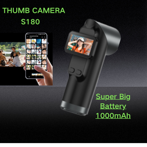 S180 4K Handheld <b>Camera</b> with a 180-degree Rotatable Lens Suitable for Various Outdoor Activities - Product Image 2