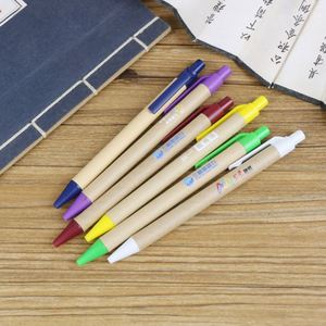 Eco-Friendly Recycled Plastic Ballpoint <b>Pen</b> 1.0mm Writing Width with Custom Logo Multi-Color Ink Novelty for Promotional Gifts - Product Image 1