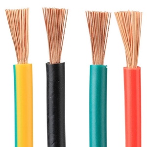 Cable Eléctrico de Baja Tensión para Estación de Energía Ferroviaria Industrial, de Cobre Sólido Aislado con PVC, de un Solo Núcleo, Directo de Fábrica - Product Image 1