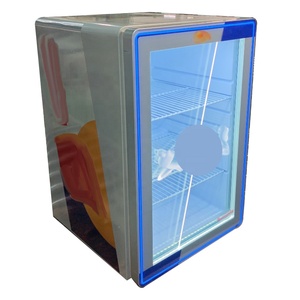 Refrigerador Comercial Elegante SC70 de 70L, Refrigerador de Una Puerta con Exhibidor, Mini Refrigerador para Bebidas Energéticas, Exhibidor de Bebidas para Tiendas - Product Image 4