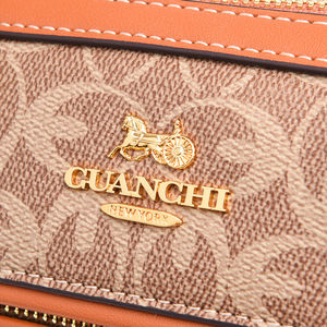 กระเป๋าถือผู้หญิงแบรนด์หรู ดีไซน์ทรงหมอน บุด้วยโพลีเอสเตอร์ ลายพิมพ์เรขาคณิต สไตล์ลำลอง ซิปทนทาน - Product Image 5