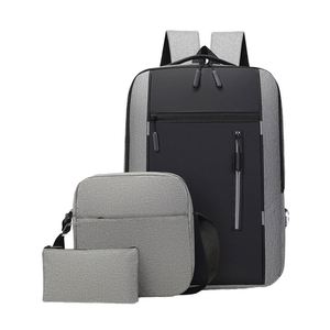 2026 Trending Laptop <b>Backpack</b> Set Oxford Material Zipper Closure Waterproof School Bag for Business College Travel-for Men Women - Product Image 1