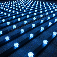 Lumières extérieures permanentes 40mm SMD LED Pixel Point Lights Aluminium Track Permanent Christmas Holiday Lighting