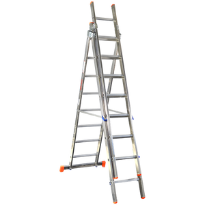 บันได 'or3 'สามองค์ประกอบมีความสูง7 + 7 + 7ขั้น4.25ม. 60x25มม. ตั้งตรงสำหรับทางลาดและบันได - Product Image 1