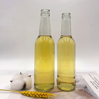 Bouteilles vides en verre transparent pour soda ou jus, 330ml, 33cl, 12oz, pour bière, prix de gros