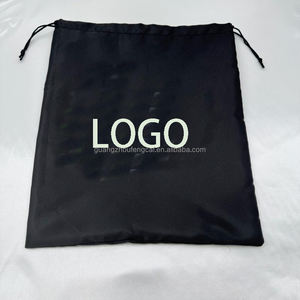 Bolsa de satén negra de lujo personalizada con cordón para gorras, sombreros, sujetadores, ropa interior y embalaje de viaje - Product Image 6