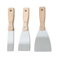 Grattoir à peinture avec manche en bois 25mm/50mm/70mm/90mm-100mm pour la préparation des surfaces de carrelage