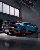 Aileron arrière en fibre de carbone sèche préimprégnée haute brillance pour Lamborghini Huracan LP610 LP580 STO LB724