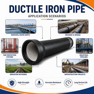 Ductile Iron Pipe for <b>Fire</b> Fighting Water System with High Pressure Resistance and Long Service Life Performance - Product Image 6