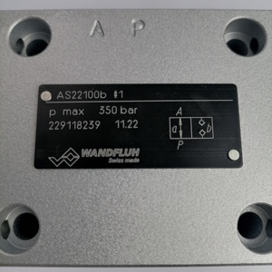 WANDFLUH Solenoid Operated Poppet AS22100b-G24 - Product Image 2