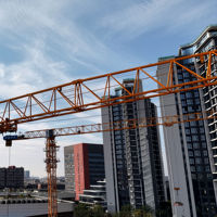 Düz Tavanlı İnşaat Ekipmanları Kule Vinç DH268 7025 Düşük Fiyatlı 12 Ton 16 Ton Kule Vinç CE Belgeli