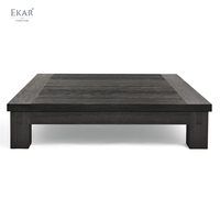 EKAR pour Stanley Table basse en bois massif Design fait à la main pour une élégance intemporelle dans la maison, le bureau, la chambre et le salon