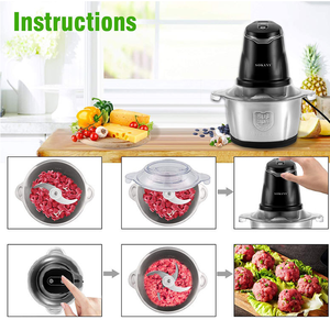 <span class=keywords><strong>Picadora</strong></span> de Carne Eléctrica de Acero Inoxidable y Procesador de Alimentos para el Hogar, <span class=keywords><strong>Picadora</strong></span> de Carne <span class=keywords><strong>Sokany</strong></span>, Molinillos y Rebanadoras de Carne - Product Image 6