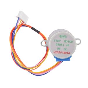 工場直販28YBJ48 28BYJ-48 DC5V 4相5線ステッパモーター減速ステッパモーターリード25CM 28BYJ48 - Product Image 1