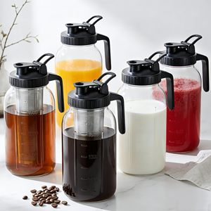เครื่องชงกาแฟโคลด์บรูว์แบบพกพาขนาดเล็ก พร้อมแก้วบอโรซิลิเกตและตัวเครื่องโลหะ - Product Image 5