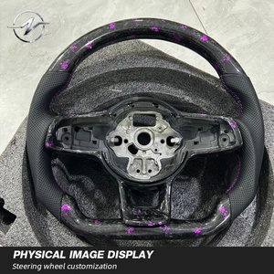 Volante di Lusso in Fibra di Carbonio Stile Sportivo Personalizzato per Volkswagen <span class=keywords><strong>Golf</strong></span> <span class=keywords><strong>7</strong></span> Passat Jetta Polo - <span class=keywords><strong>Accessori</strong></span> Auto - Product Image 2