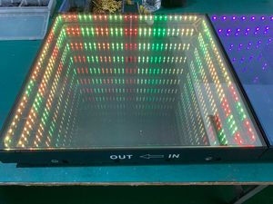 Portatile Wireless magnetico 3D specchio infinito RGB LED pista da ballo attrezzature per la danza - Product Image 4