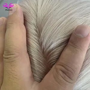ash blonde warna Suppliers-60 ASH Warna Pirang Gratis/Tengah/Tiga Bagian Perawan Brazilian Rambut Manusia Tubuh Gelombang 5X5 sutra Dasar Penutupan dengan Bayi Rambut