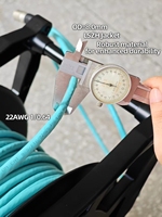 Câble serpent CAT8 SFTP EtherCon RJ45 100M avec chariot à enrouleur de câble pour l'audio professionnel et l'éclairage de scène et les grands écrans LED